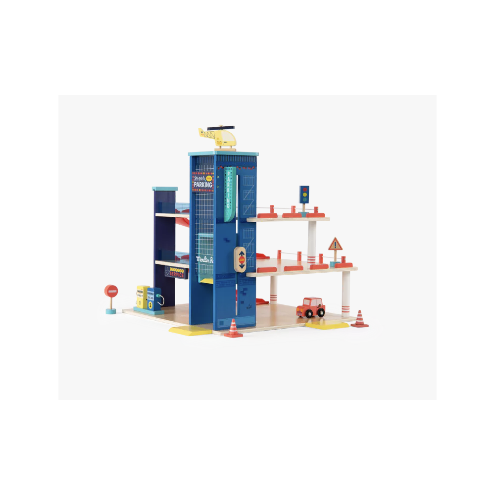 Grand garage en bois - Avenue du moulin - Moulin Roty