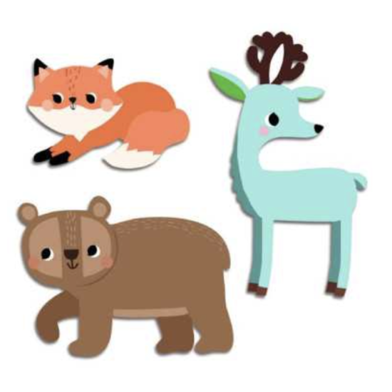 Gommettes animaux de la forêt - Djeco