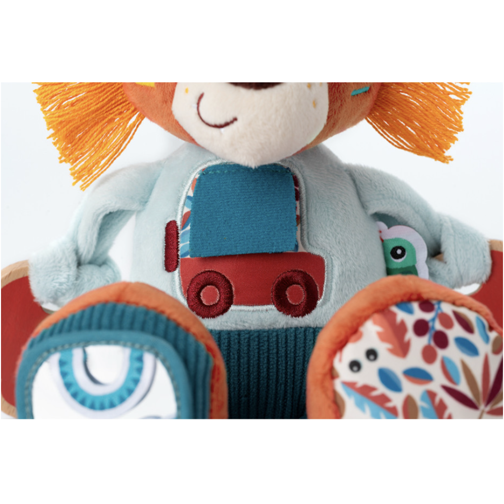 Peluche d'activités sensorielle - Jack le lion - Lilliputiens