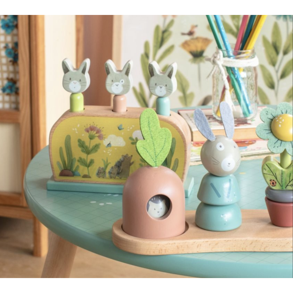 Empilable multi-activités - Trois petits lapins - Moulin Roty