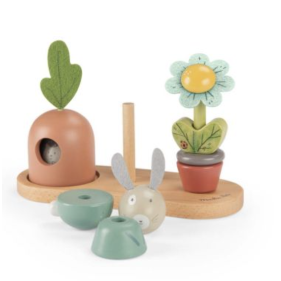 Empilable multi-activités - Trois petits lapins - Moulin Roty