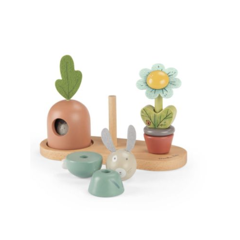 Empilable multi-activités - Trois petits lapins - Moulin Roty