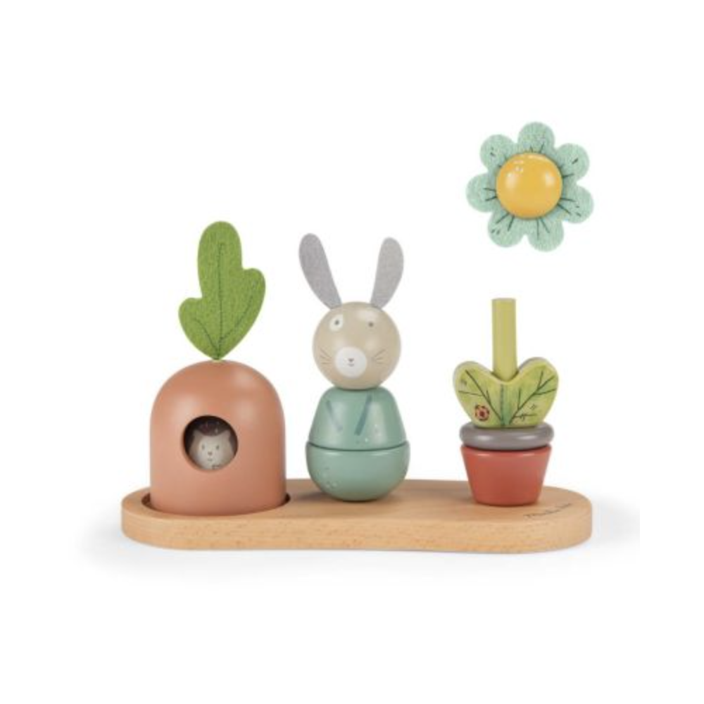 Empilable multi-activités - Trois petits lapins - Moulin Roty