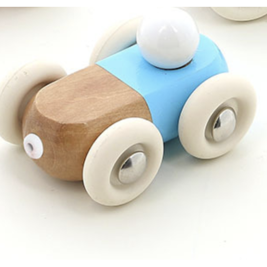 Mini voiture en bois - Moit-Moit Bleue - Vilac