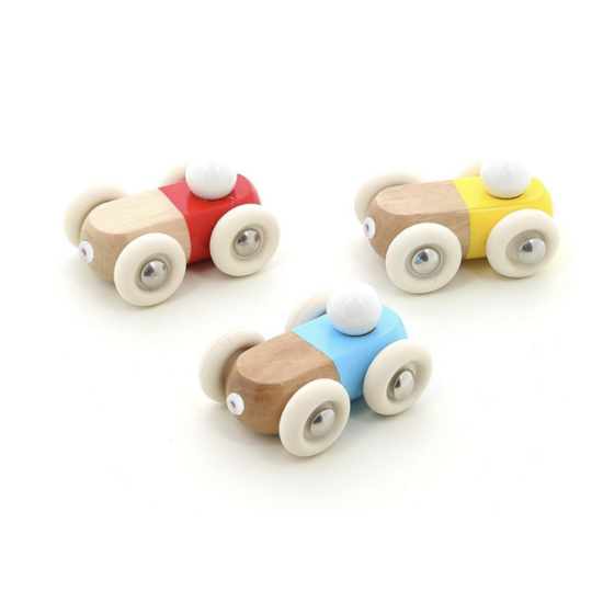 Mini voiture en bois - Moit-Moit Bleue - Vilac