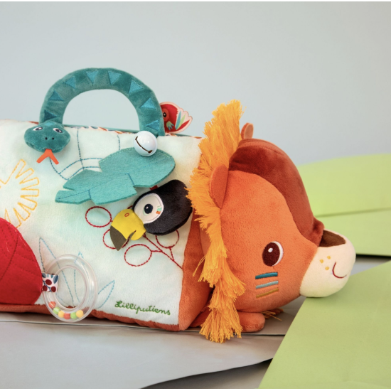 Peluche triangle d'activités Jack - Lilliputiens