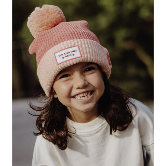Bonnet Cool Kids Block Blush - 2/5 ans - Hello Hossy