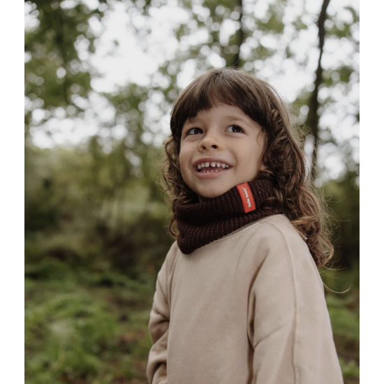 Snood/Tour de cou Cool Kids Cocoon Chocolate - 1/5 ans - Hello Hossy