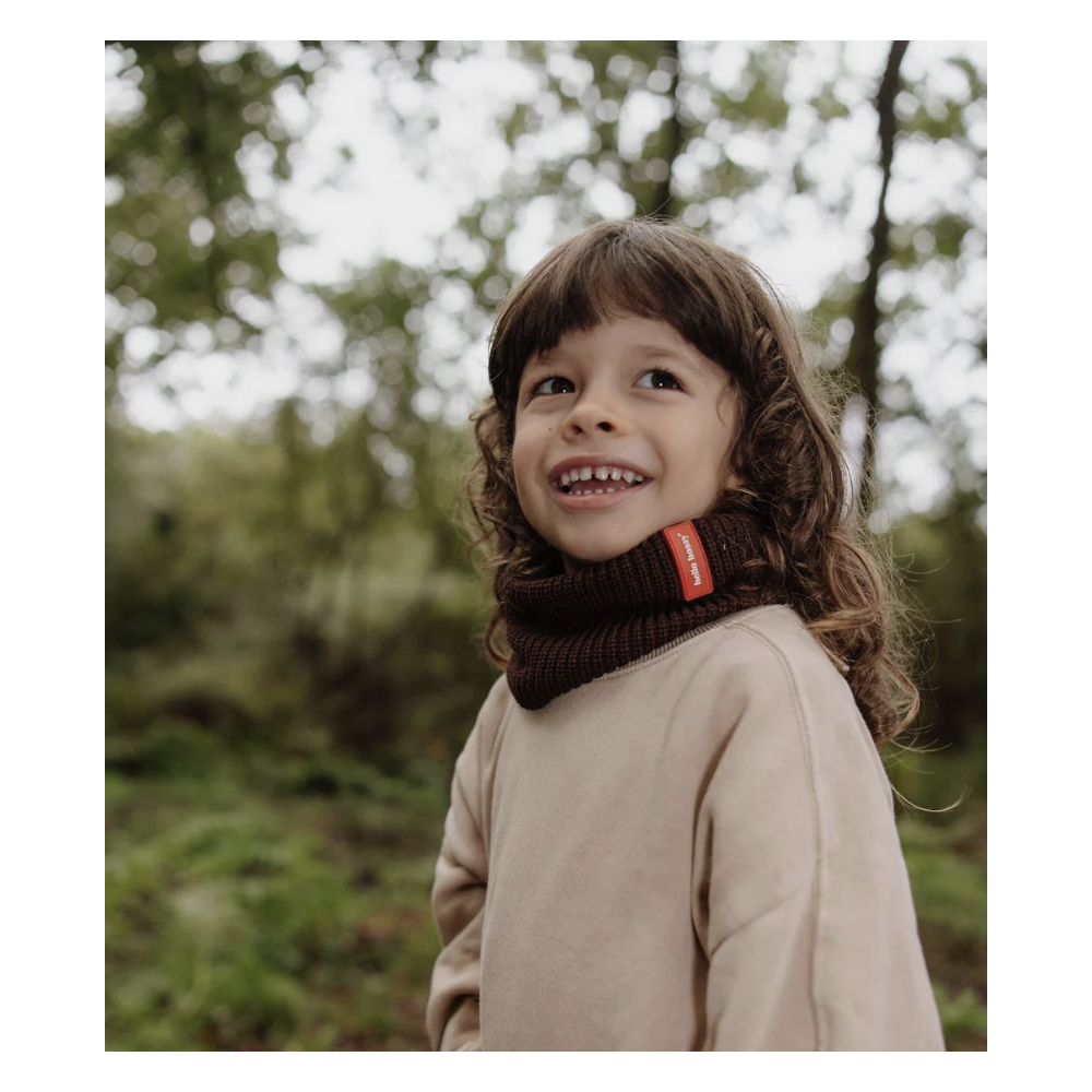 Snood/Tour de cou Cool Kids Cocoon Chocolate - 1/5 ans - Hello Hossy