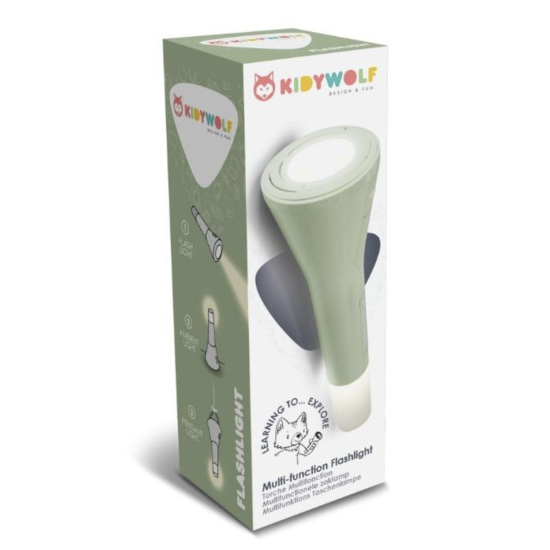 Lampe de poche 3-en-1 - Flashlight Verte- Kidywolf