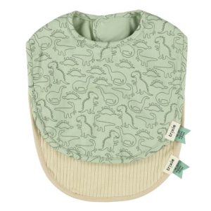 Lot de 2 bavoirs Daring Dino - Trixie