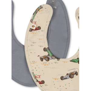 Lot de 2 bavoirs bandanas - Voitures - Konges Sløjd