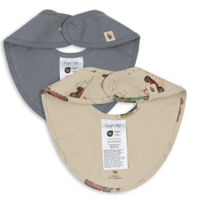 Lot de 2 bavoirs bandanas - Voitures - Konges Sløjd