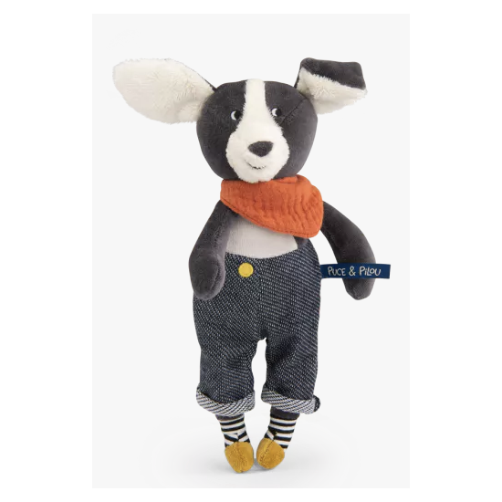 Peluche Puce le chien - Puce et Pilou - Moulin Roty