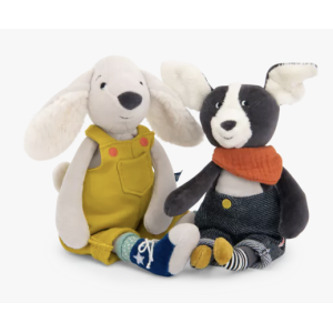 Peluche Puce le chien - Puce et Pilou - Moulin Roty