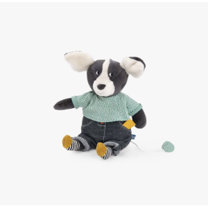 Peluche musicale Chien Puce - Puce et Pilou - Moulin Roty