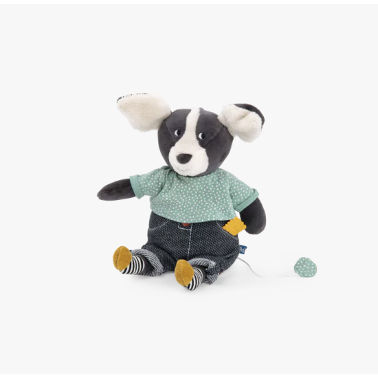 Peluche musicale Chien Puce - Puce et Pilou - Moulin Roty