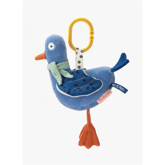 Michel le pigeon d'activités à suspendre - Puce et Pilou - Moulin Roty
