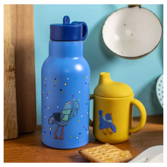 Gourde Inox 340mL - Puce et Pilou - Moulin Roty