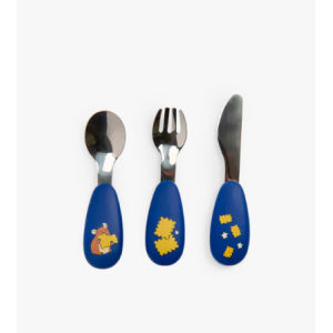 Couverts en silicone et inox - Puce et Pilou - Moulin Roty
