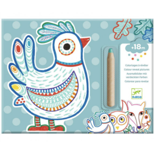 Coloriages à révéler - Animaux de la forêt - Djeco