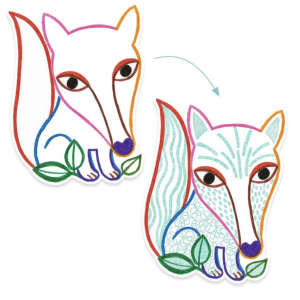 Coloriages à révéler - Animaux de la forêt - Djeco