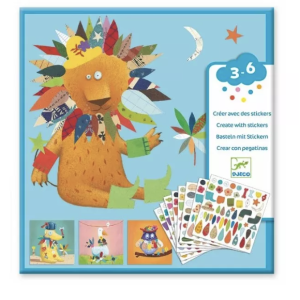 Créer avec des stickers - Animaux - Djeco