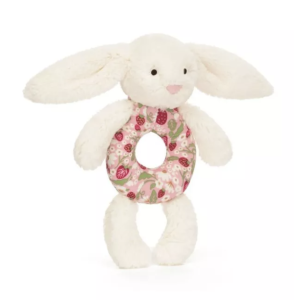 Hochet lapin - Blossom Berry/fraise - Jellycat
