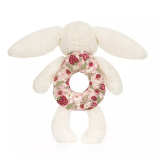 Hochet lapin - Blossom Berry/fraise - Jellycat