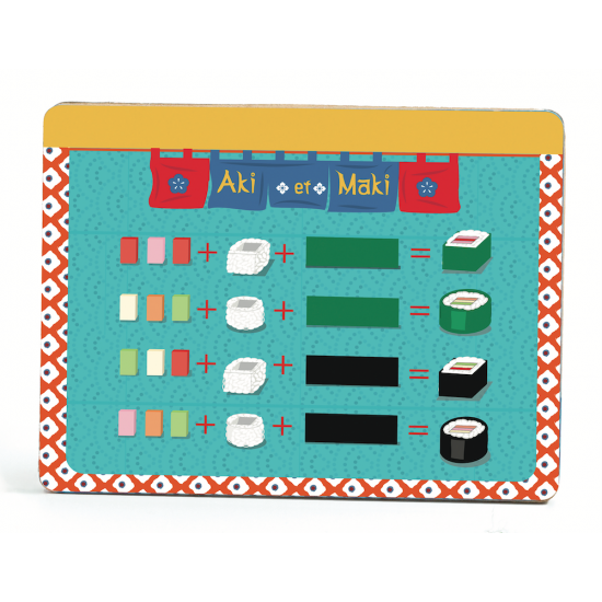 Aki et Maki - Préparer des sushis avec un menu - Djeco