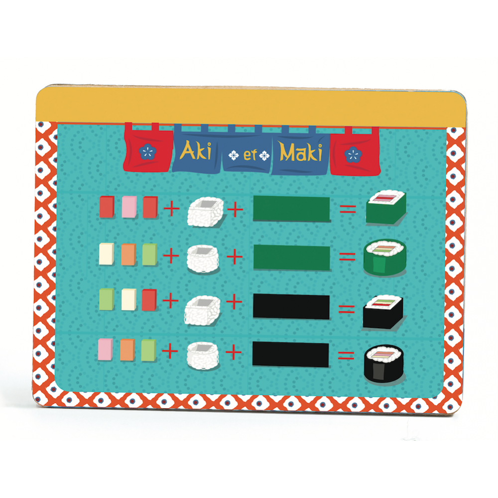 Aki et Maki - Préparer des sushis avec un menu - Djeco