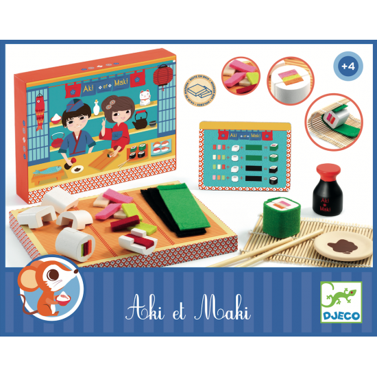 Aki et Maki - Préparer des sushis avec un menu - Djeco