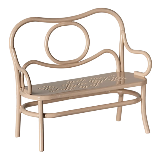 Table à café et banc - Rose pâle - Maileg