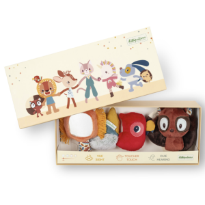 Set de découvertes sensorielles - Jack et ses amis - Lilliputiens