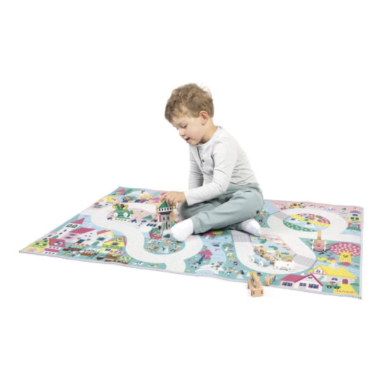 Tapis avec circuit Royaume enchanté - Cross Roads - Janod