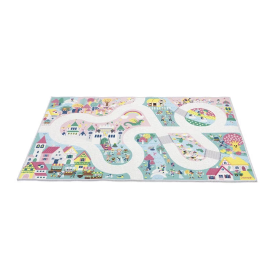 Tapis avec circuit Royaume enchanté - Cross Roads - Janod