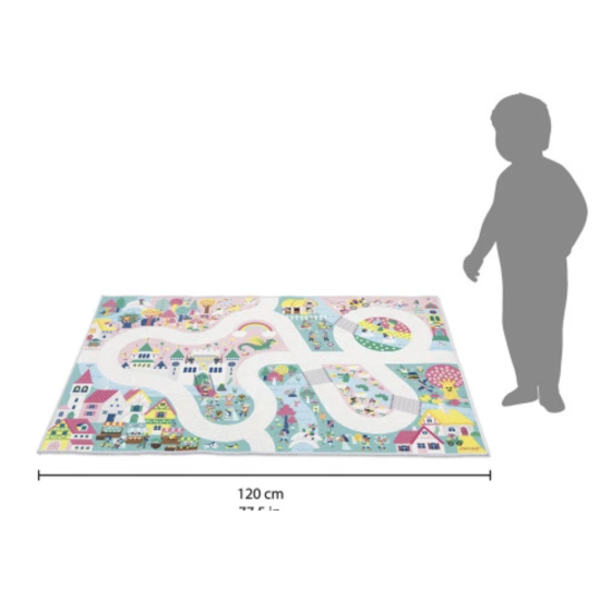 Tapis avec circuit Royaume enchanté - Cross Roads - Janod
