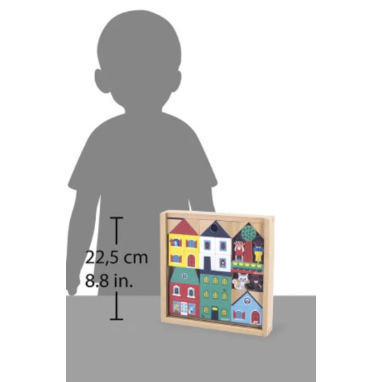 Coffret de 36 cubes en bois - Ville - Janod