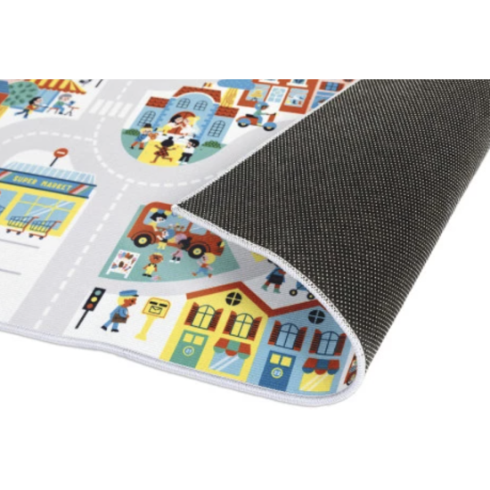 Tapis avec circuit Ville  - Cross Roads - Janod