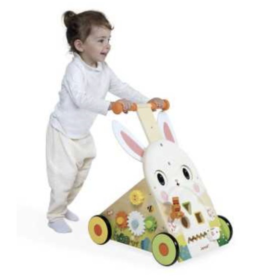 Chariot de marche - Lapin multi-activités - Janod