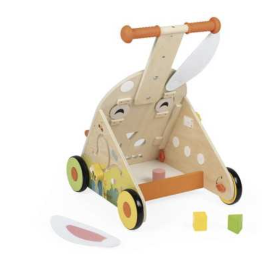 Chariot de marche - Lapin multi-activités - Janod