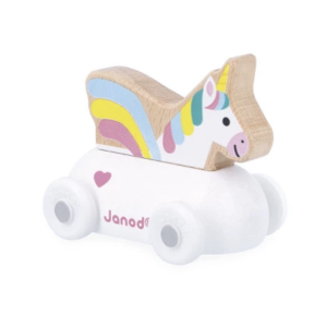 Voiture licorne en bois Royaume enchanté - Cross Roads - Janod