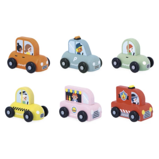 Voiture berline verte Ville - Cross roads - Janod