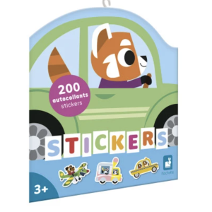 Stickers Véhicules - 200 autocollants - Janod