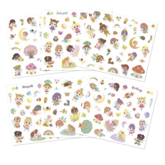 Stickers Fées - 200 Autocollants - Janod