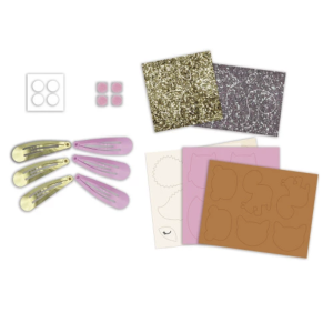 6 barrettes pailletées à créer - Pretty Forest - Janod