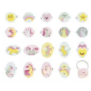 Assortiment de 20 bagues - Licornes - Janod
