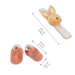 Coffret chaussons et bracelet sonore lapin - Kaloo