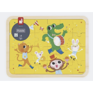 Puzzle en bois 24 pcs - C'est la fête - Janod
