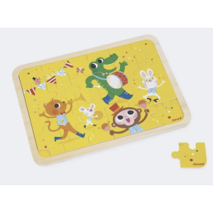 Puzzle en bois 24 pcs - C'est la fête - Janod